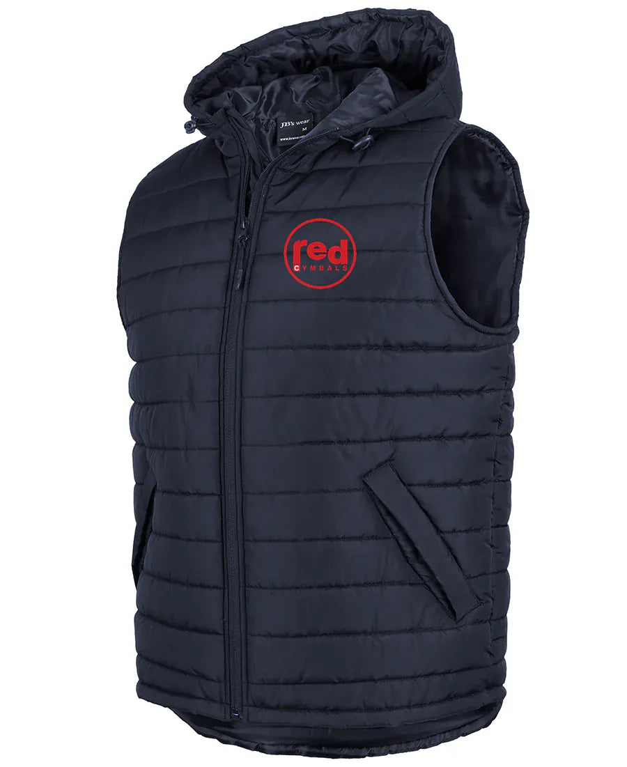 Red Cymbals Puffer Jacket Red Cymbals Puffer Jacket / Vest Red Cymbals Puffer Jacket / Vest