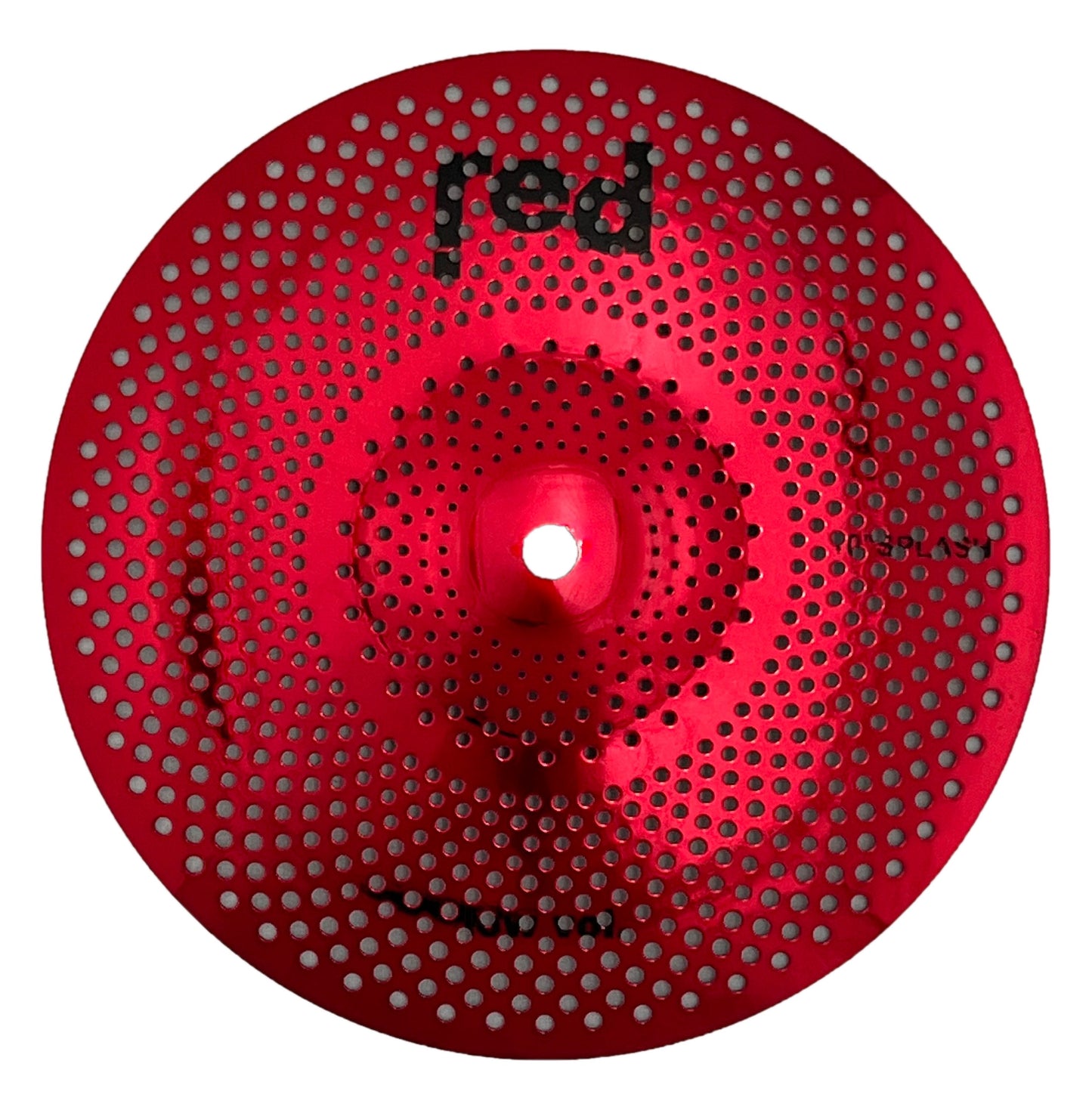 Low Volume 10" Splash Cymbal Silver / Red / Black / Purple