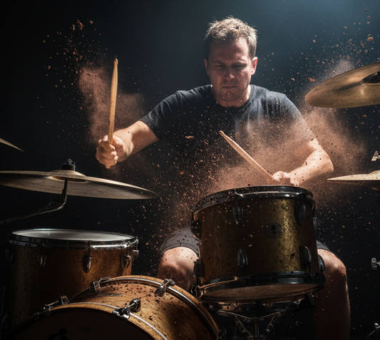 Rust coming off after coming back to drumming